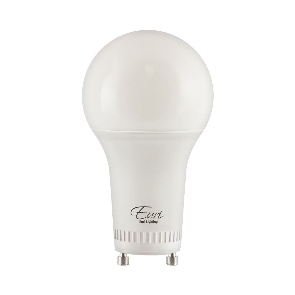 A19 GU24 LED Light Bulb - 8 Watts - 2700K - 800 Lumen
