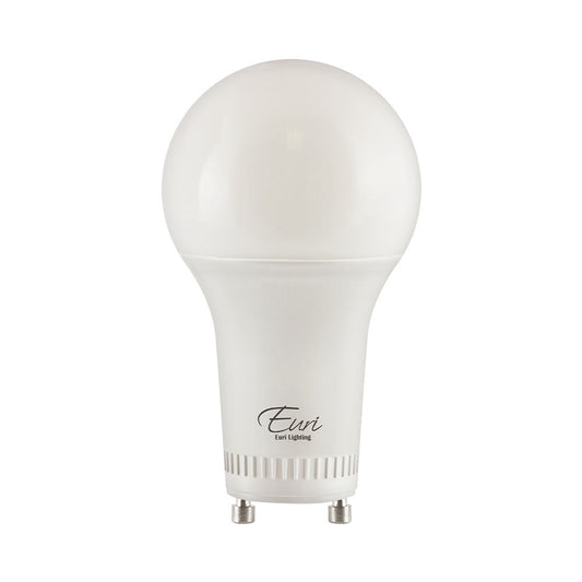 A19 GU24 LED Light Bulb - 8 Watts - 3000K - 800 Lumen
