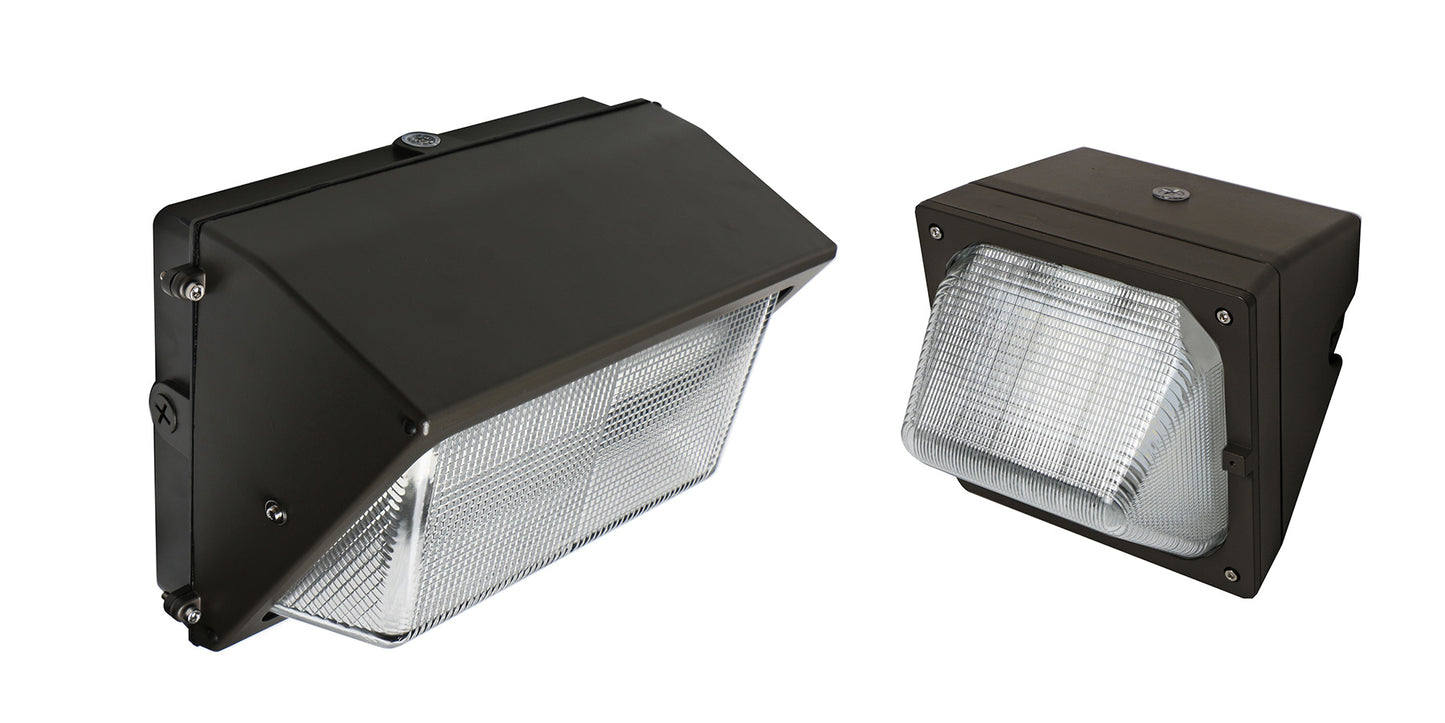 LED Traditional Wall Pack - 60 Watts - 4000K - Photocell Included