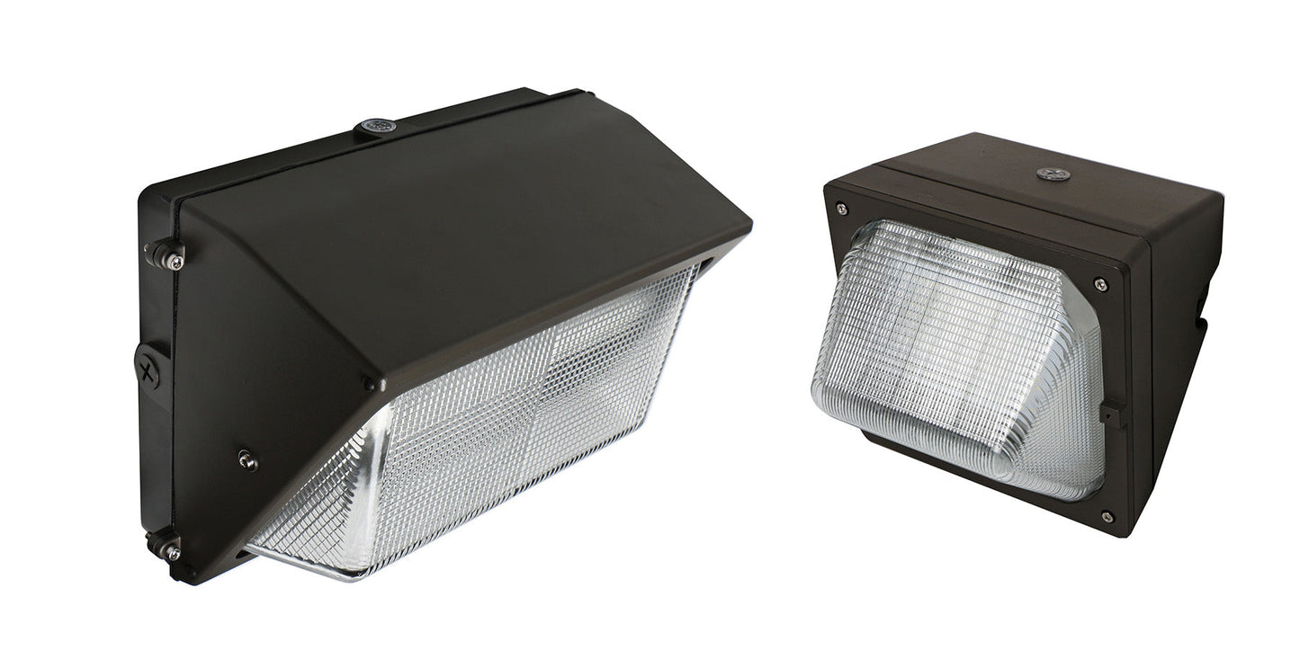LED Traditional Wall Pack - 80 Watts - 5000K - Photocell Included
